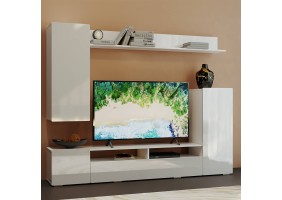 Гостиная Диаманд МДФ Белый глянец