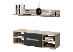 Тумба под ТВ и полка Наоми ТБ-16 F24