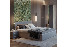 Кровать Наоми КР-11 1,6 м F24 с реечным основанием