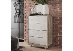 Комод Мегаполис КМ-02 дуб каньон/F04