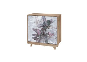 Комод Мегаполис КМ-12 дуб каньон/фотопечать Бали