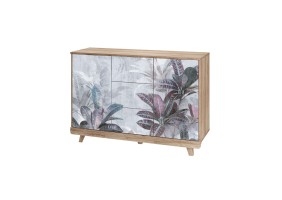 Комод Мегаполис КМ-15 дуб каньон/фотопечать Бали