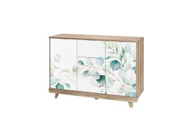 Комод Мегаполис КМ-15 дуб каньон/фотопечать Эвкалипт