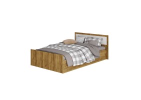 Кровать 1,2 Евро LIGHT КР-06 крафт/белый