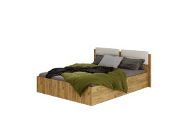 Кровать 1,6 Евро КР-16 крафт/белый