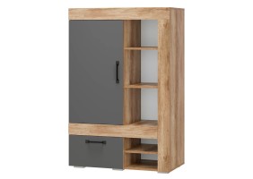 Шкаф многофункциональный Прима ШК-17 дуб каньон/графит