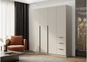 ВЕНТУРО Шкаф ШК-003 (4-ств, с ящиками)