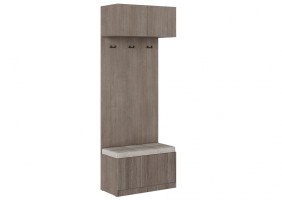 КАНТРИ Шкаф ШК-004 (Шкаф с вешалкой и сидушкой)