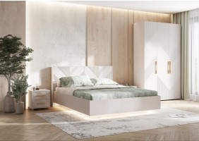 Ирис Кровать парящая 1,6м (ортопед, металл)